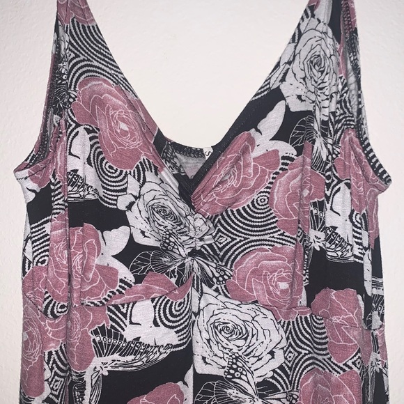 Jayli Hippie Clothing Rose & Butterfly Maxi Dress SZ S - Picture 3 of 6